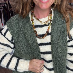 Gilet Melanie kaki