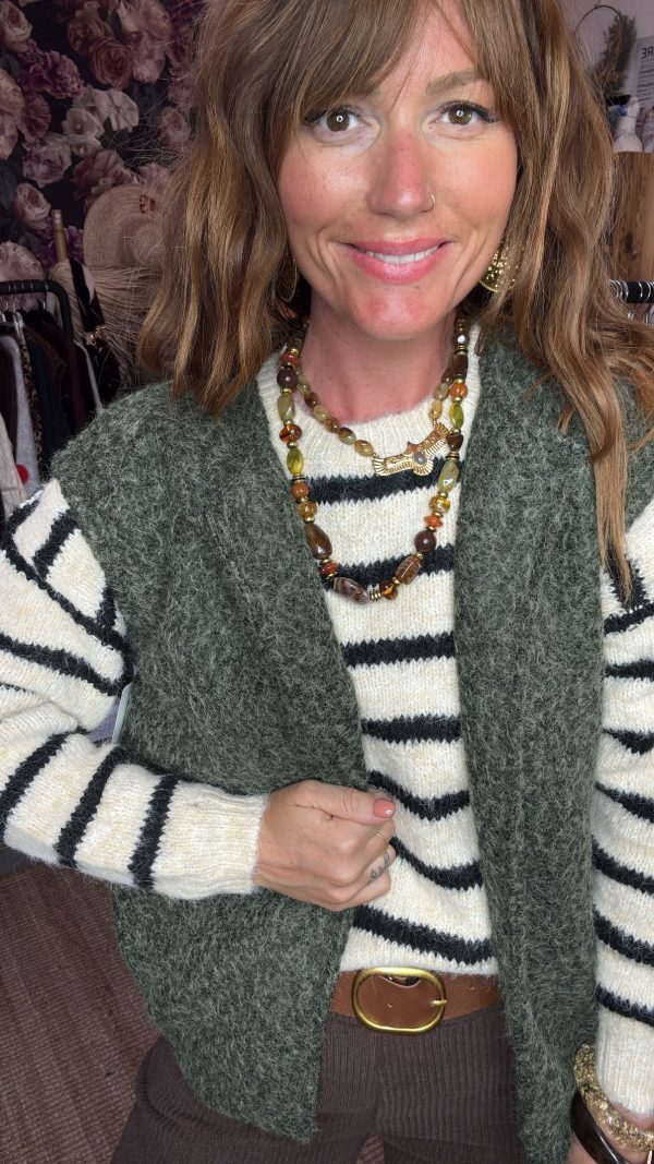 Gilet Melanie kaki