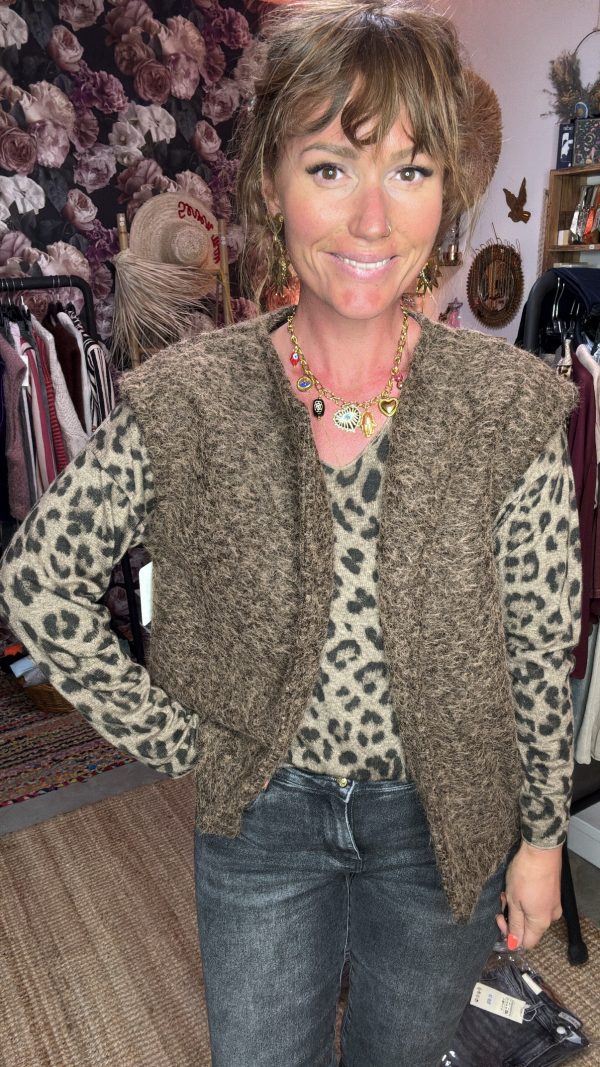 Gilet Pauline Choco