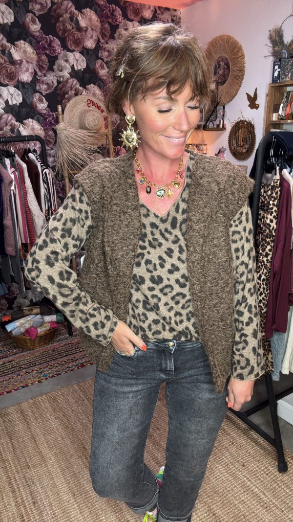 Gilet Pauline Choco