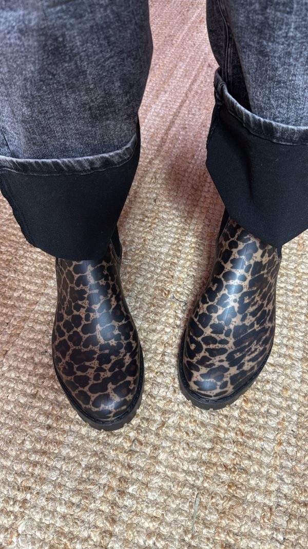 Chelsea de pluie Léopard