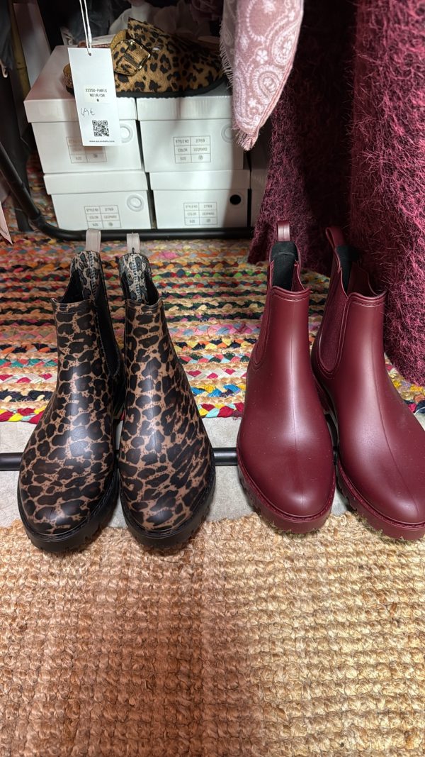 Chelsea de pluie Bordeaux