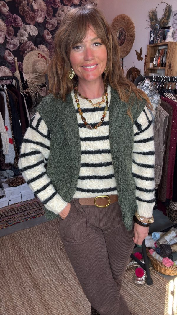 Gilet Melanie kaki
