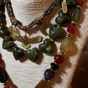 Collier résine 55 cm