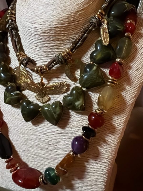 Collier résine 55 cm