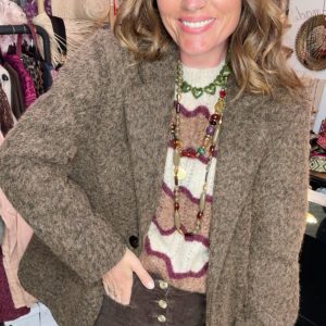Veste Calliste Choco