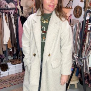 Manteau Hélène écru