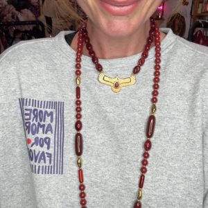 Sautoir résine 90cm