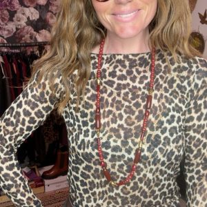 Sautoir résine 90cm