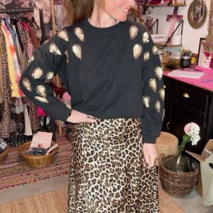 Jupe léopard
